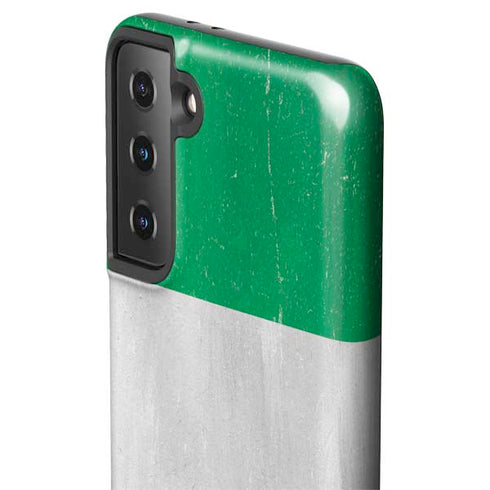 Nigeria Flag Distressed Galaxy S21 FE Pro Case